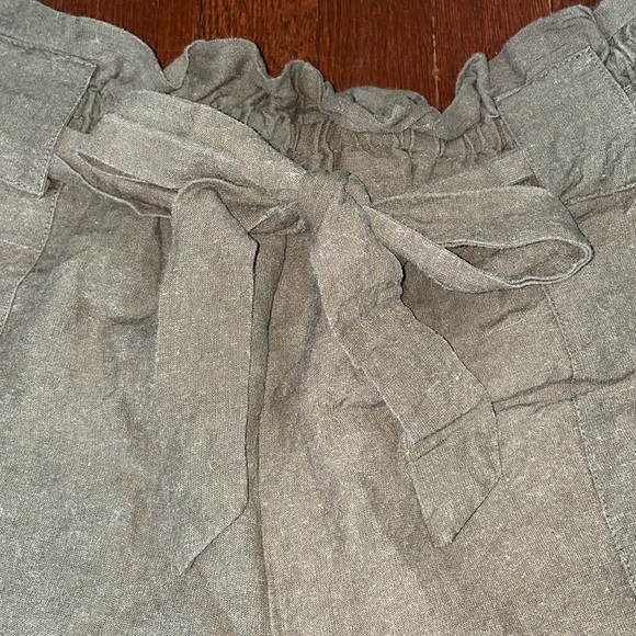 Women's Tobi Joelle Paperbag Waist Tie Belt Shorts XL - Picture 3 of 16